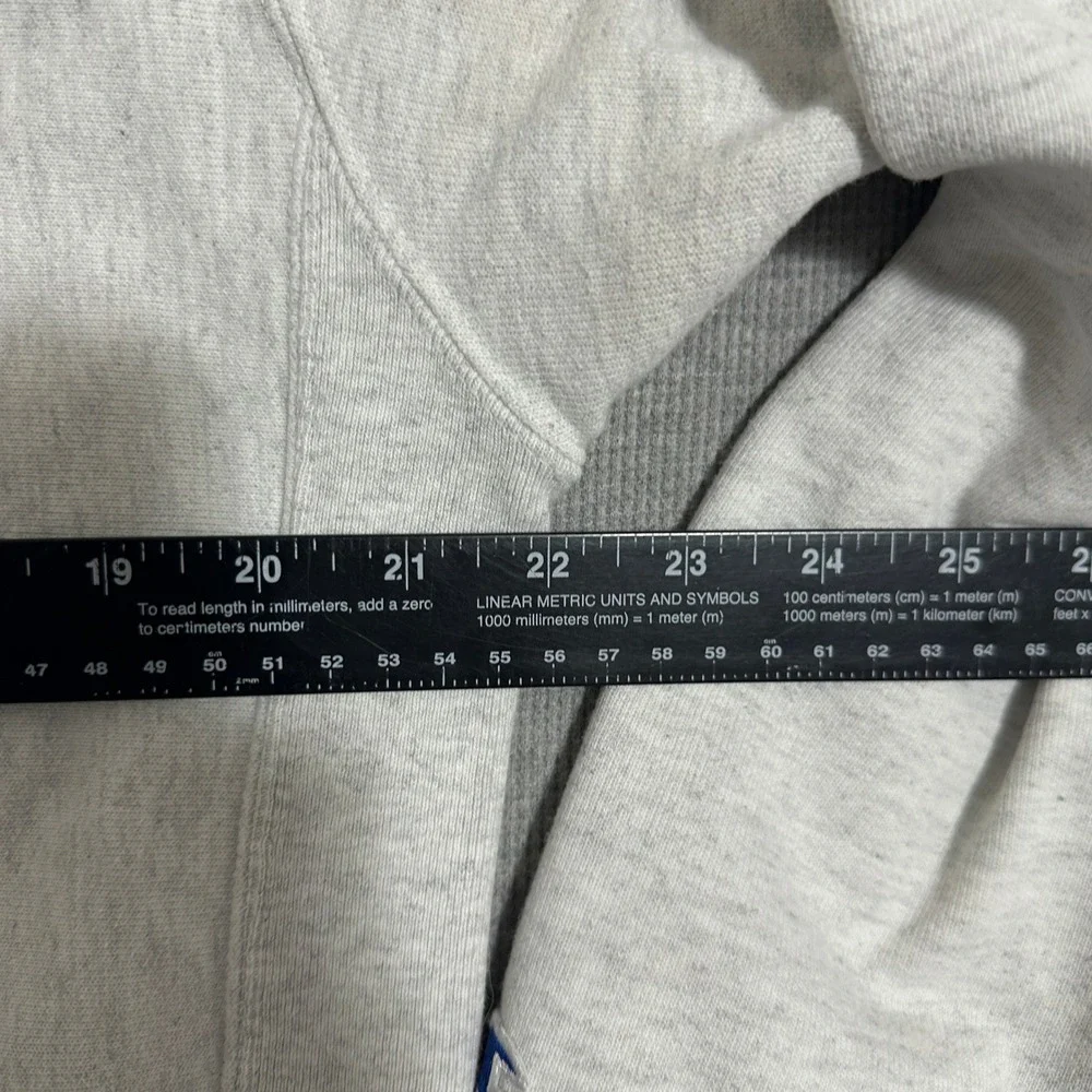 Vintage 90s Champion Reverse Weave Robert Morris Crewneck Sweatshirt Gray Mens M